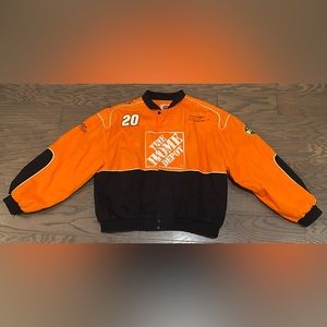 Vintage Tony Stewart #20 Home Depot Joe Gibbs Racing NASCAR Jacket - Size XL